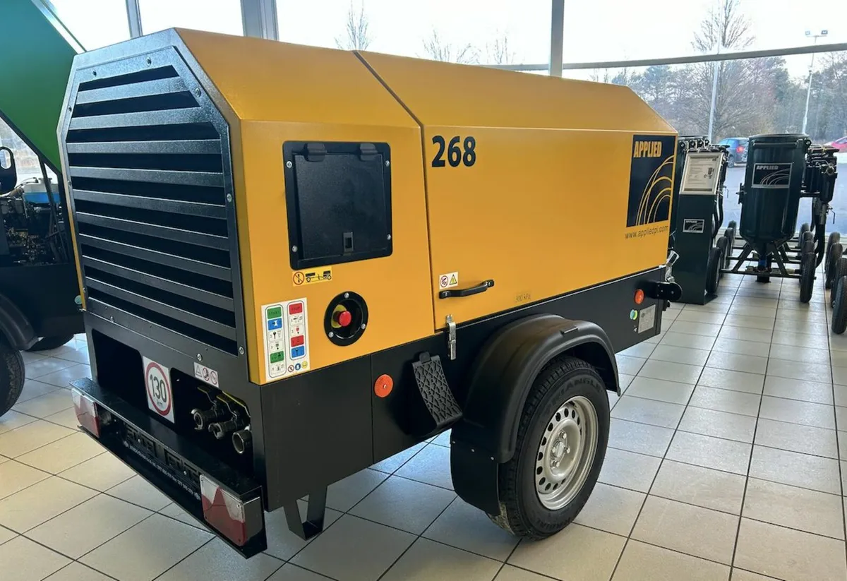 Applied 268 CFM Diesel Portable Air Compressor - Image 2