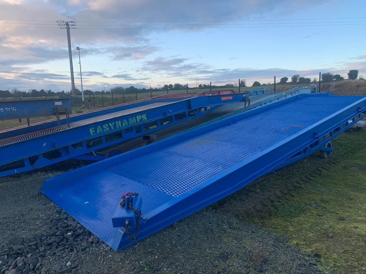 Forklift loading ramps New and 2nd hand in stock - Image 1