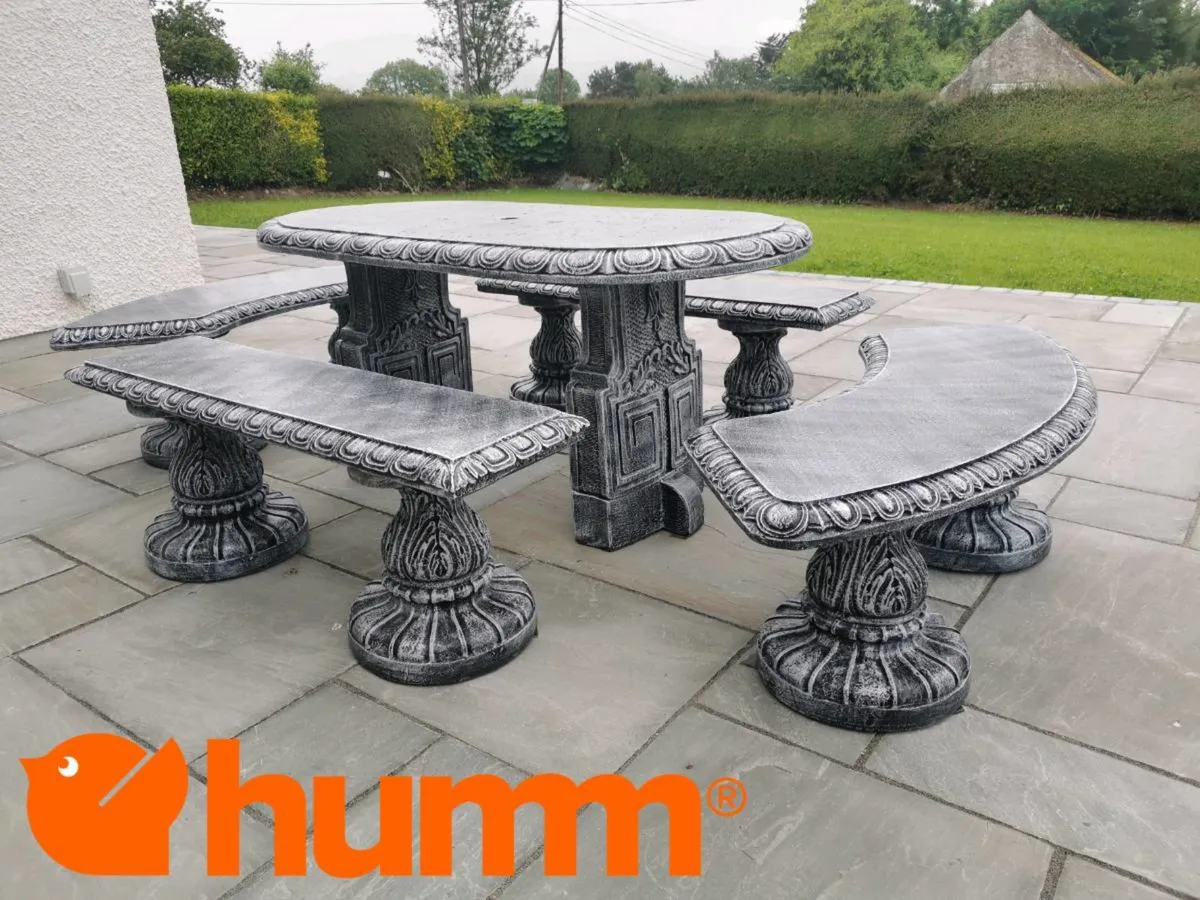 Solid Concrete Garden Furniture - Image 1