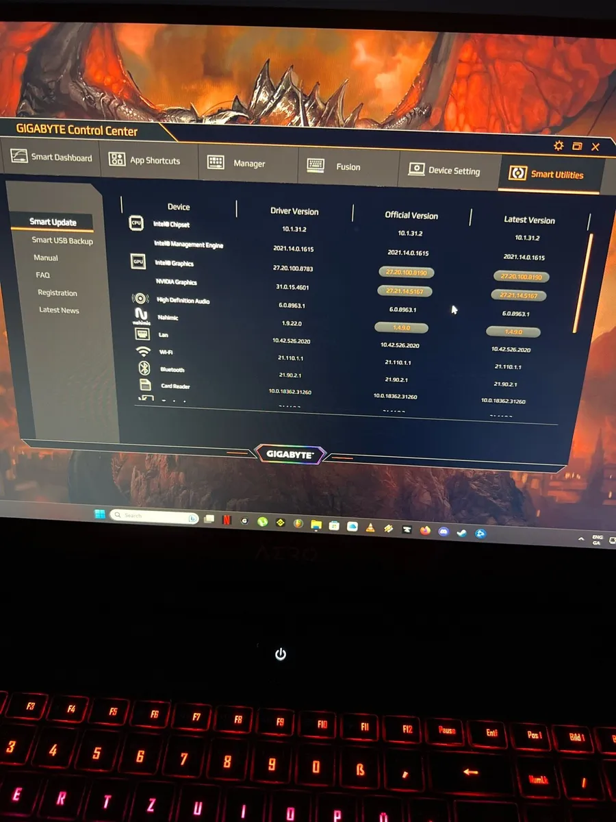 Laptop Gigabite Aero 17 - Image 4