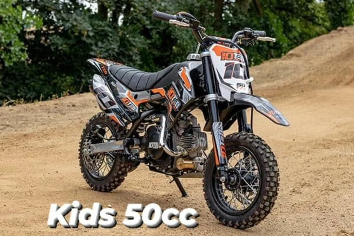 10TEN 50 Kids Dirt bike WARRANTY-DELIVERY-PACKAGE