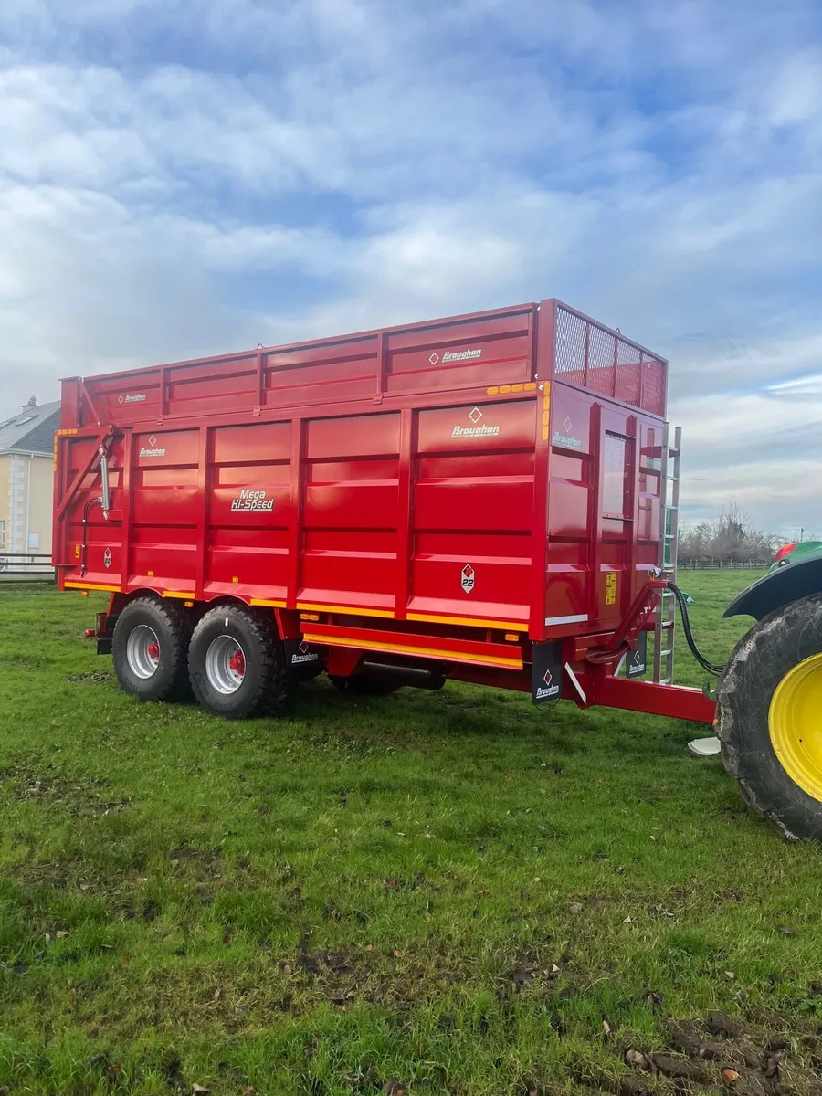 Broughan 22ft silage trailer