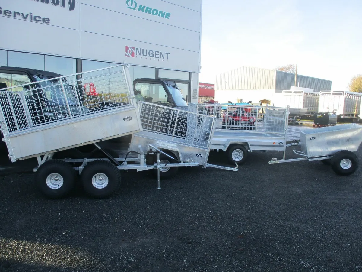 Quad trailers tipper 5 x 3 trailer 7 x 4 trailer - Image 3