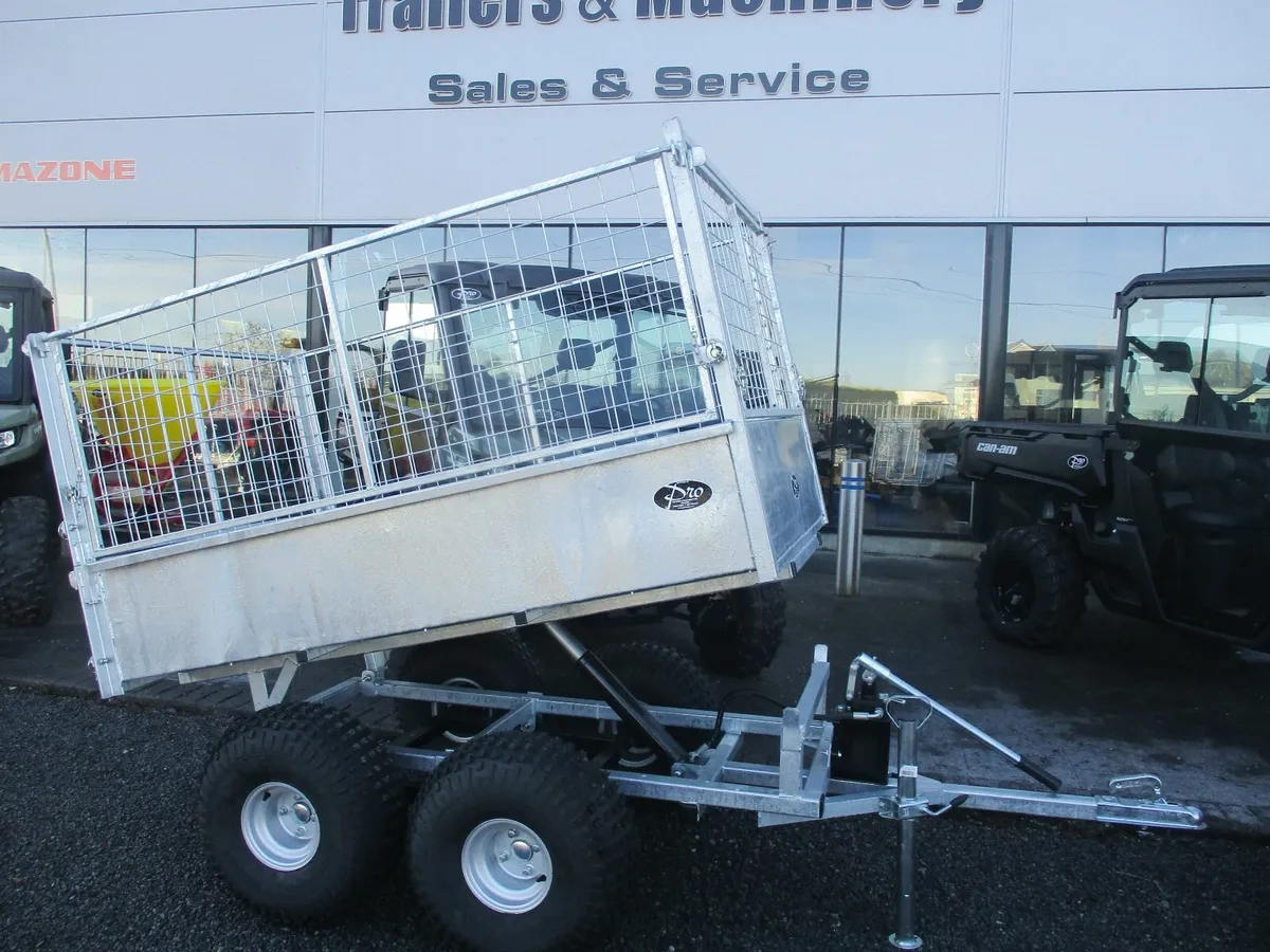 Quad trailers tipper 5 x 3 trailer 7 x 4 trailer - Image 4
