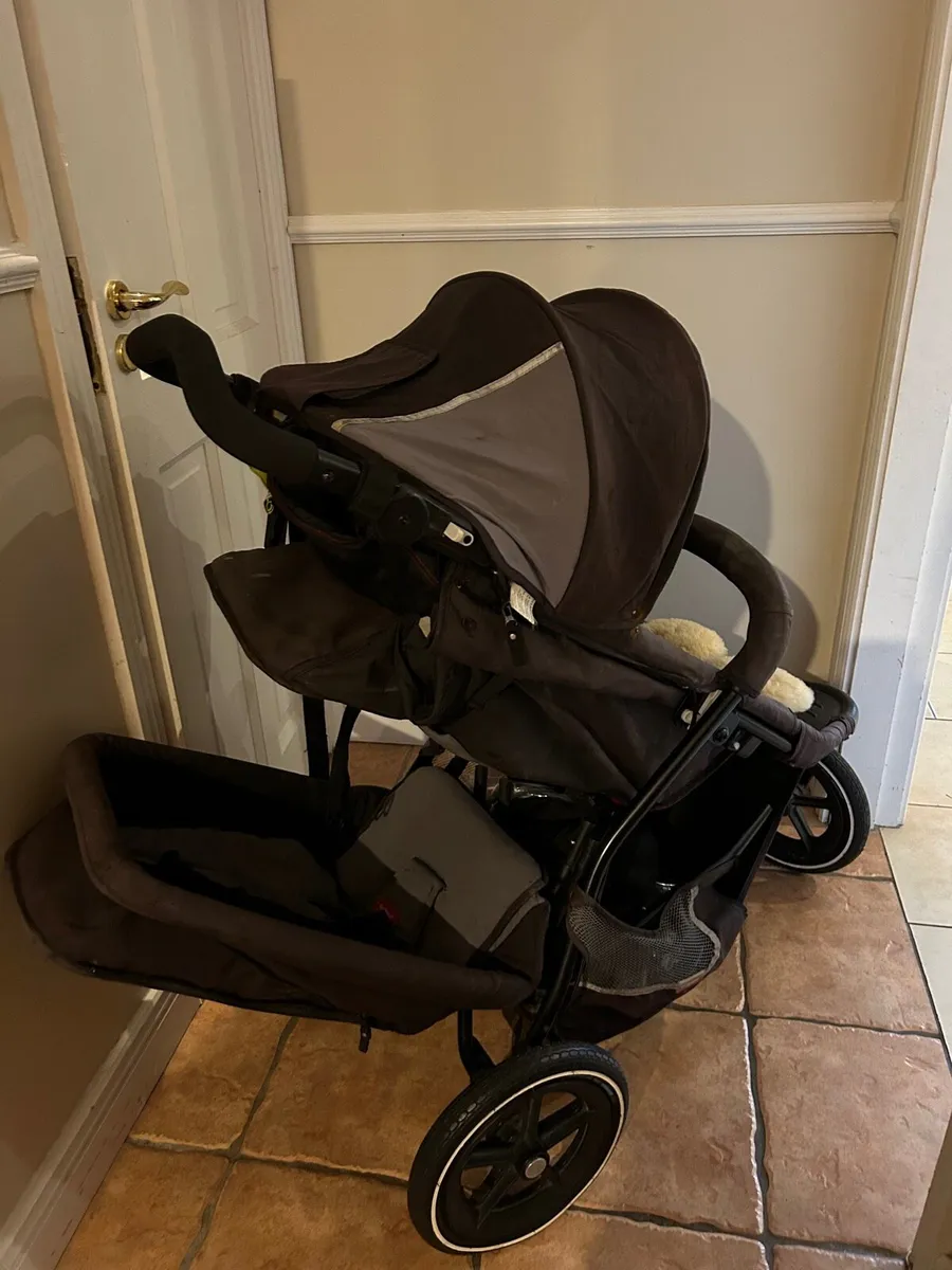 Phil & teds Dash double buggy & accessories