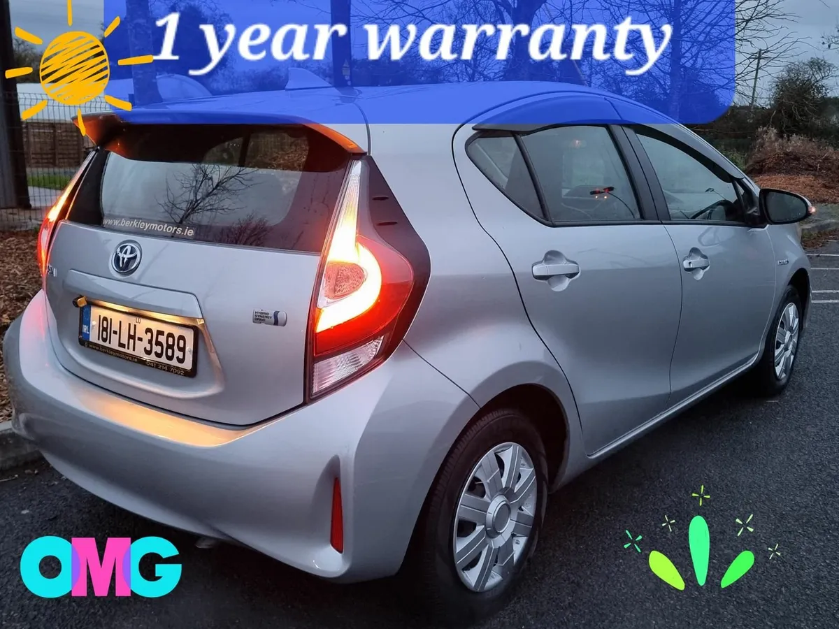 2018 TOYOTA AQUA HYBRID AUTO NCT+WARRANTY €11,990