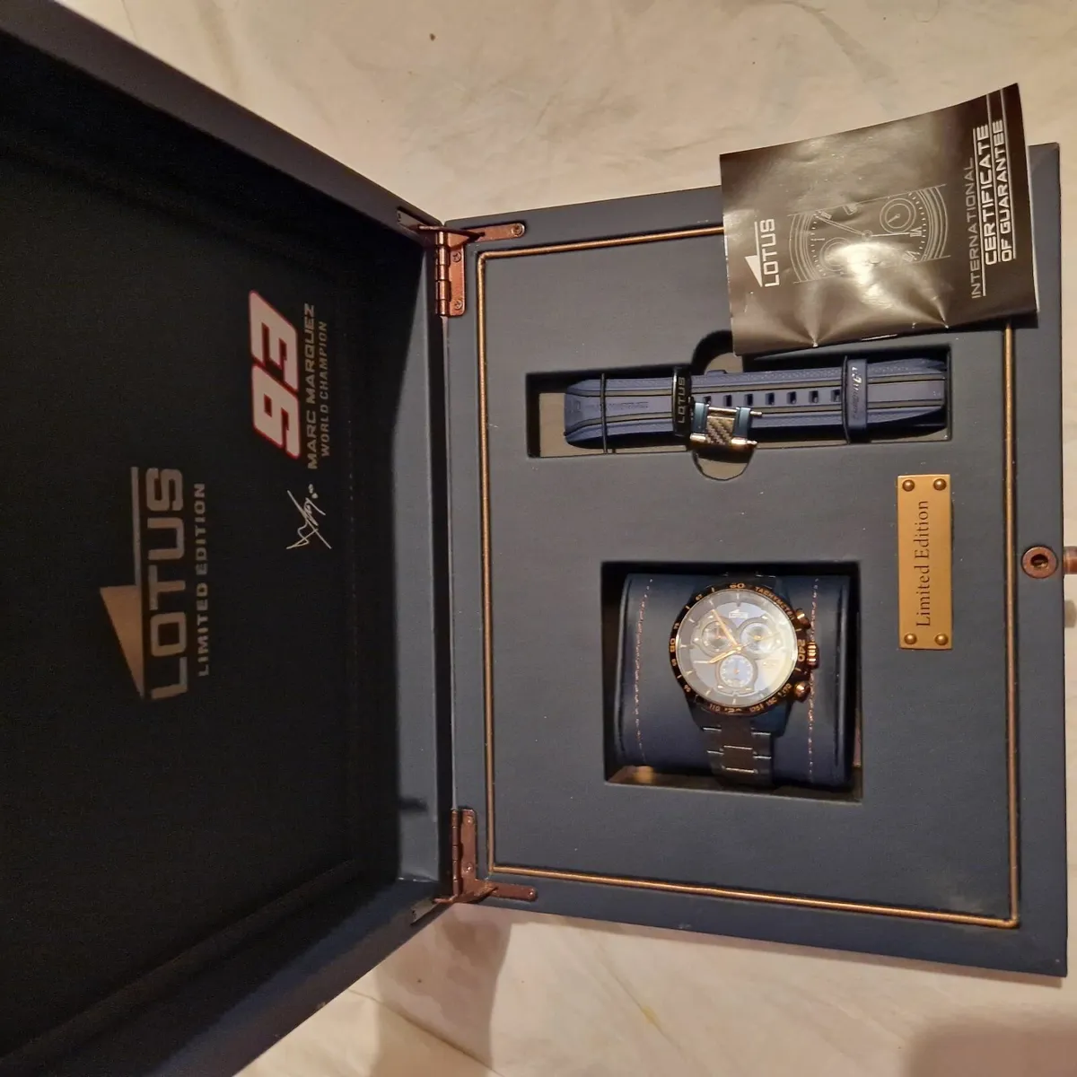 Lotus watches marc on sale marquez limited edition