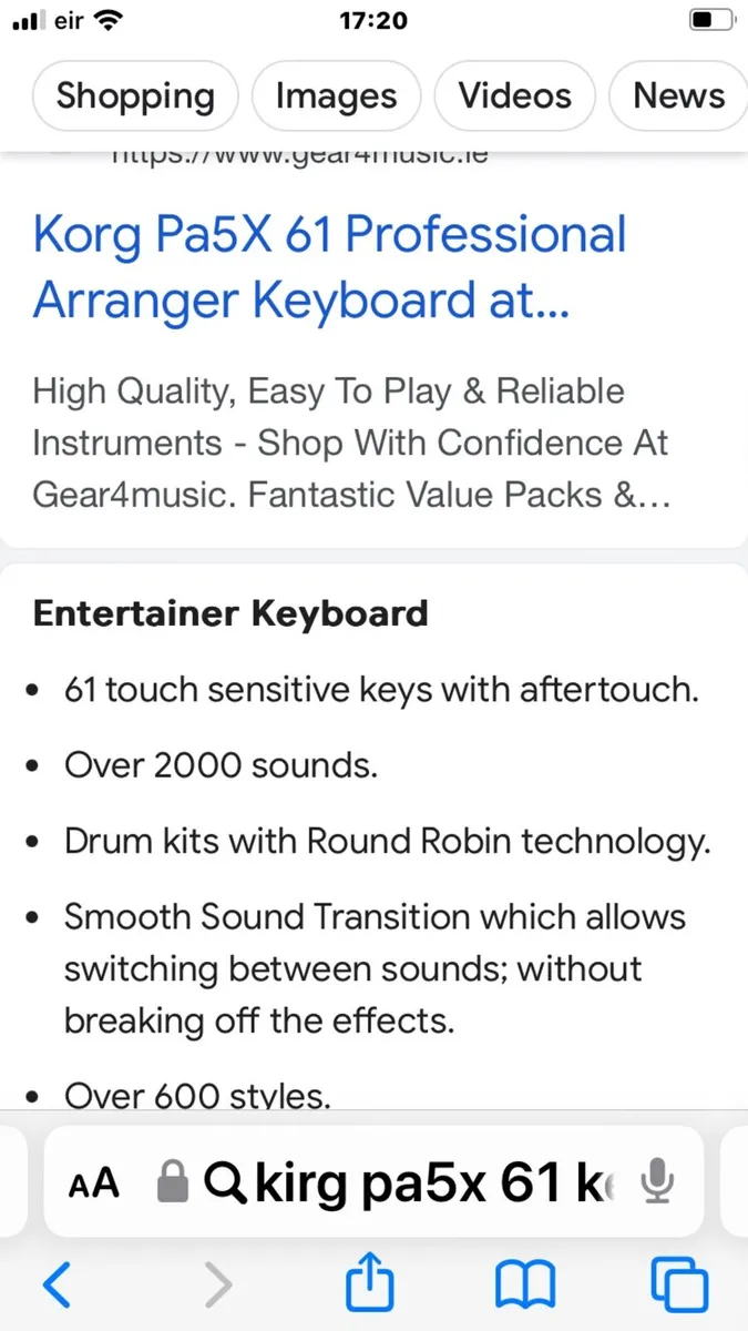 Korg pa5x61 key - Image 2