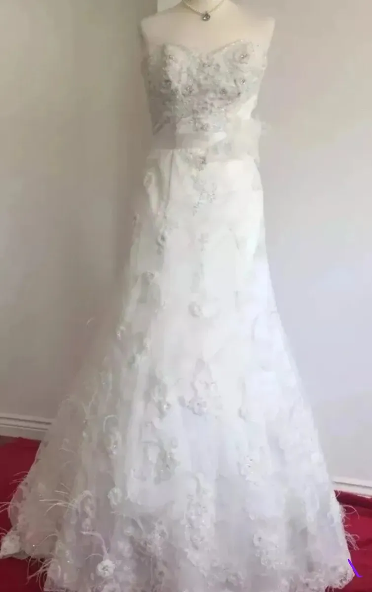 Alfred Angelo Designer Wedding Dress size 10 UK B