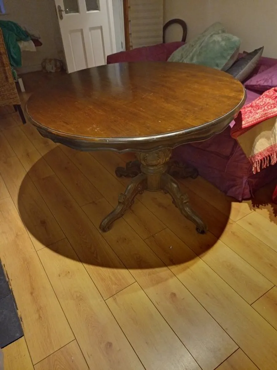 Antique Table And Six Chairs-Quick Sale/Offers