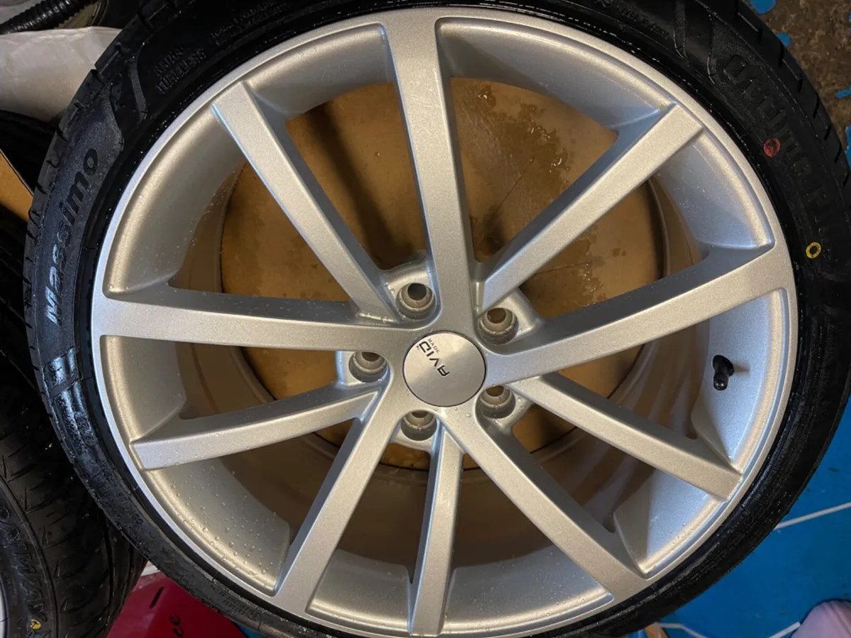 18” Vancouver alloys and tyres 5x112