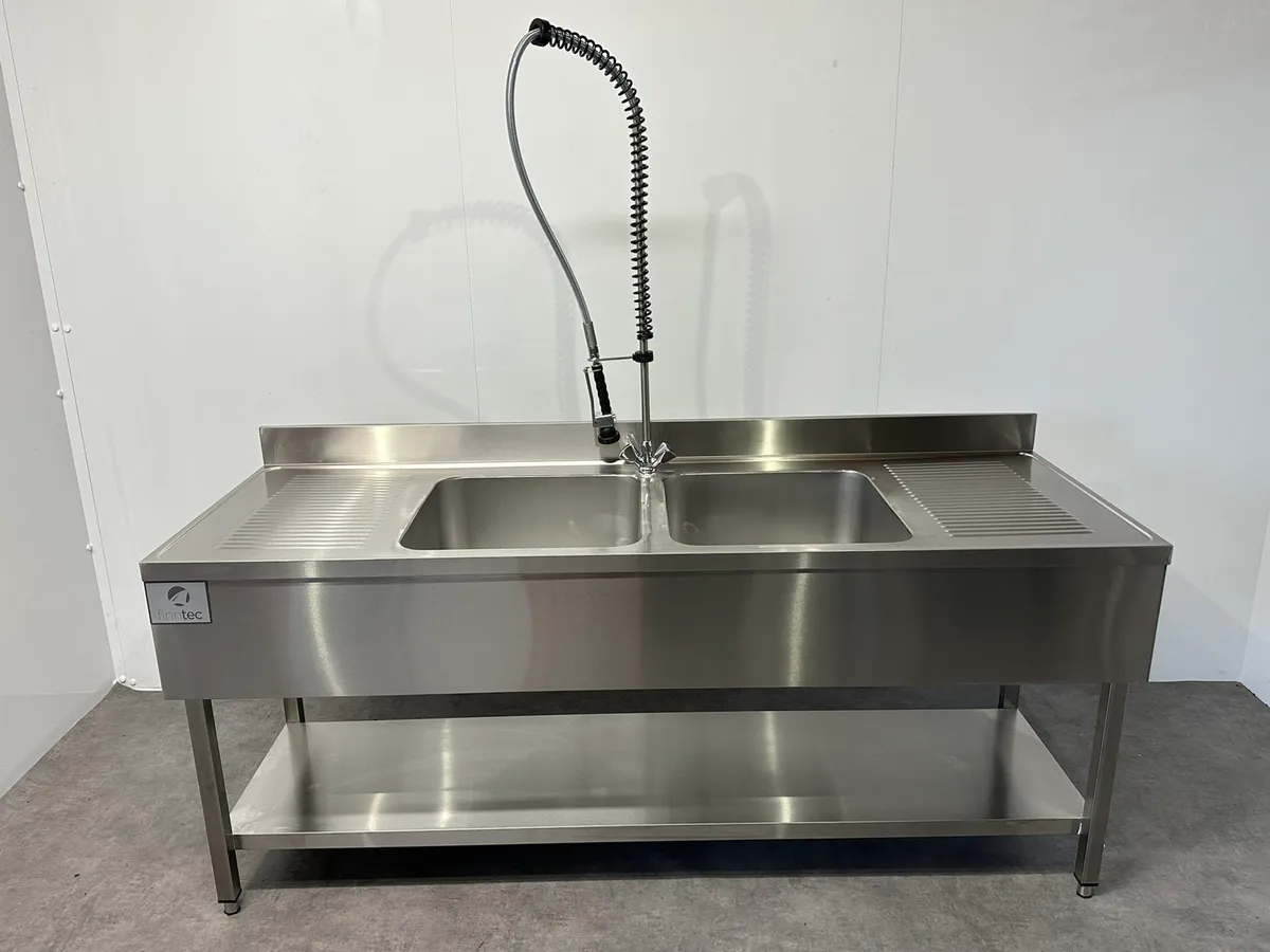 2m Double Bowl Sink - Image 2