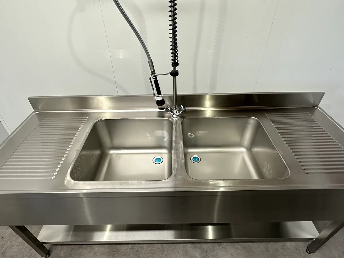 2m Double Bowl Sink - Image 3