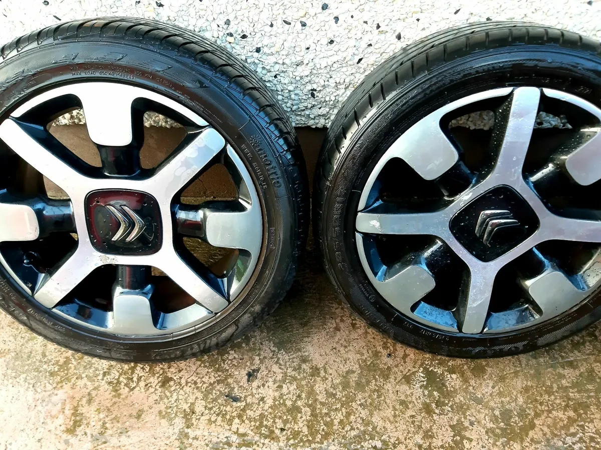 OEM Citroen Alloys 17inch 4x108 - Image 2