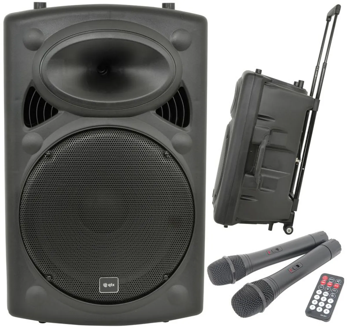 PA Speaker Bluetooth with Wireless Microphones