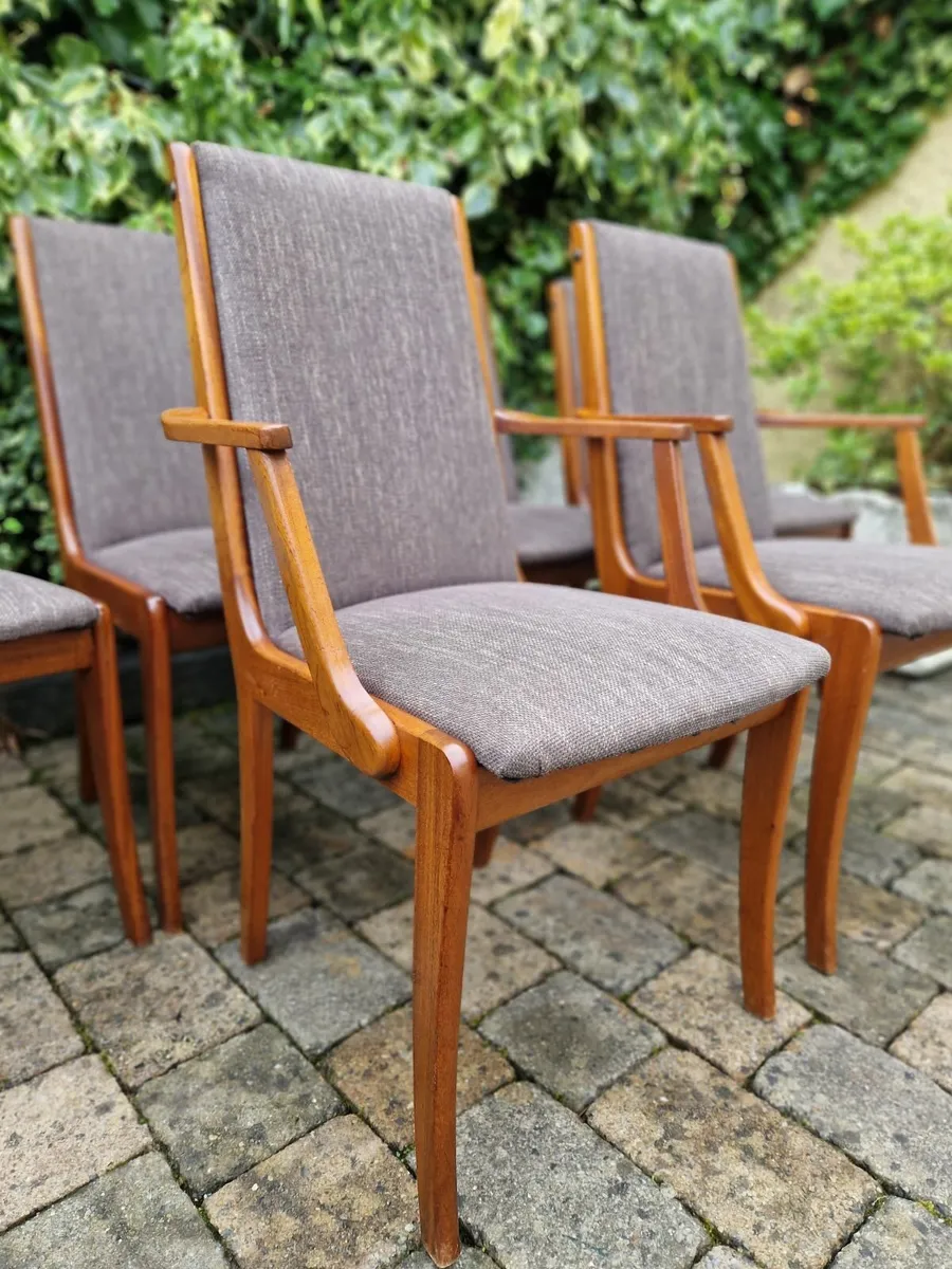 Danish Teak Chairs x6 - Image 3