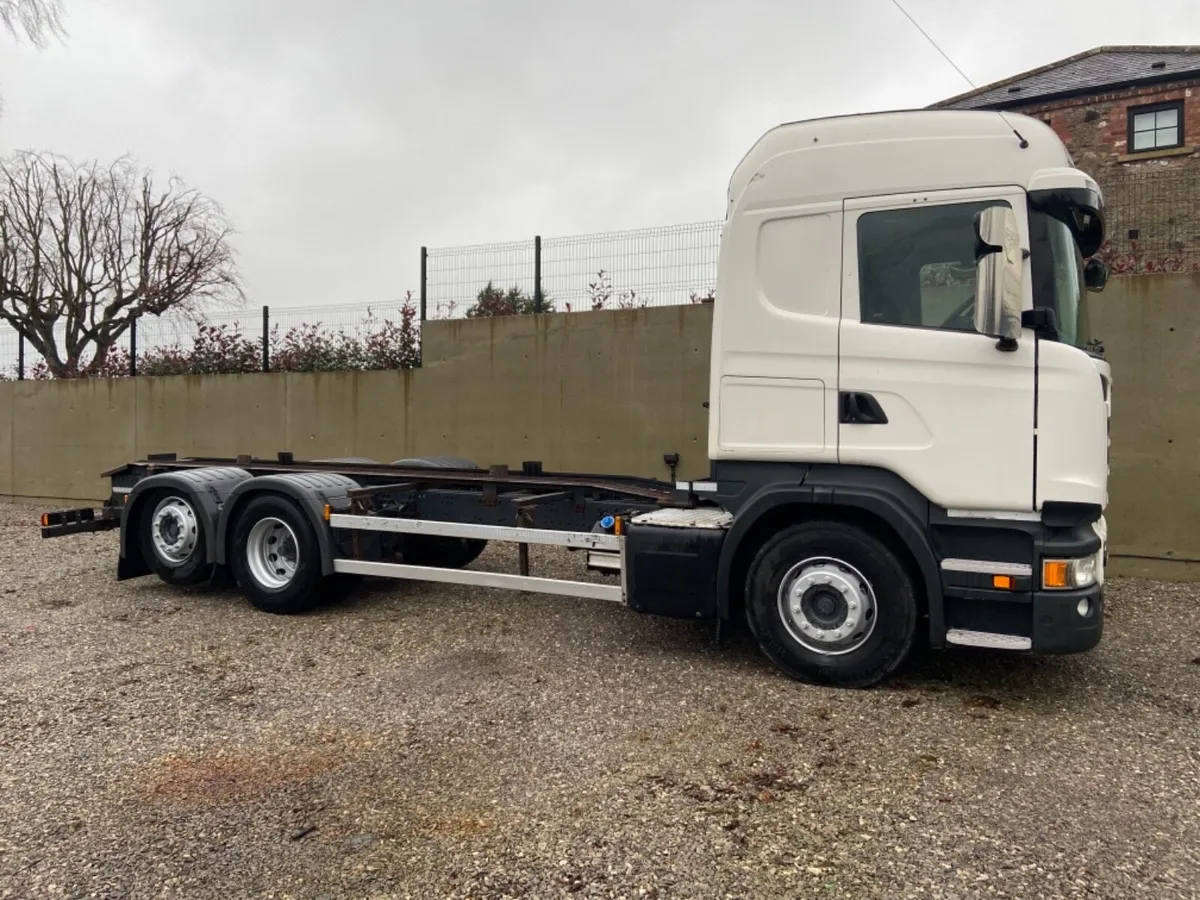 2014 Scania R450 6x2 23Ft demount / Chassis cab