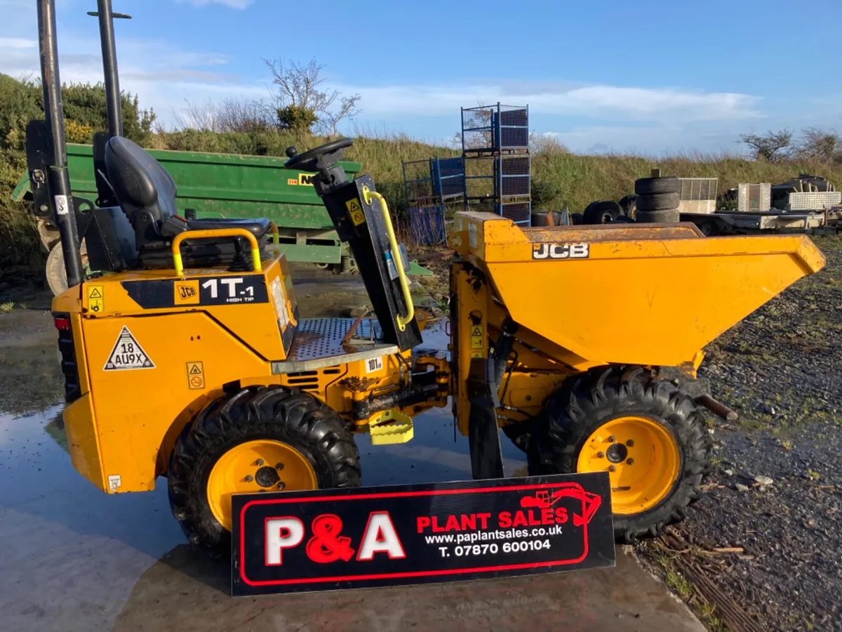 Jcb 1 ton high tip dumper - Image 1