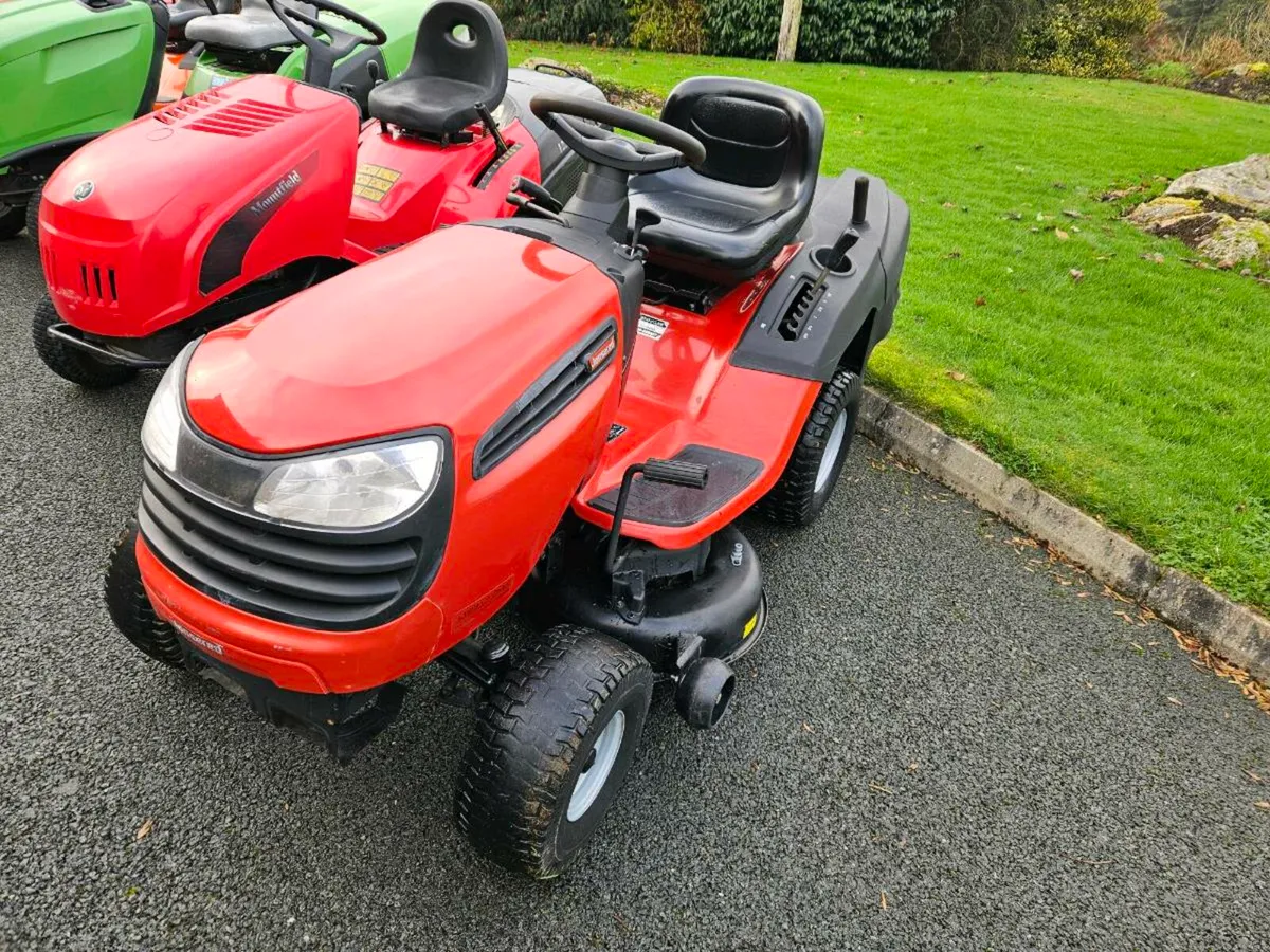 Jonsered ride deals on lawn mower