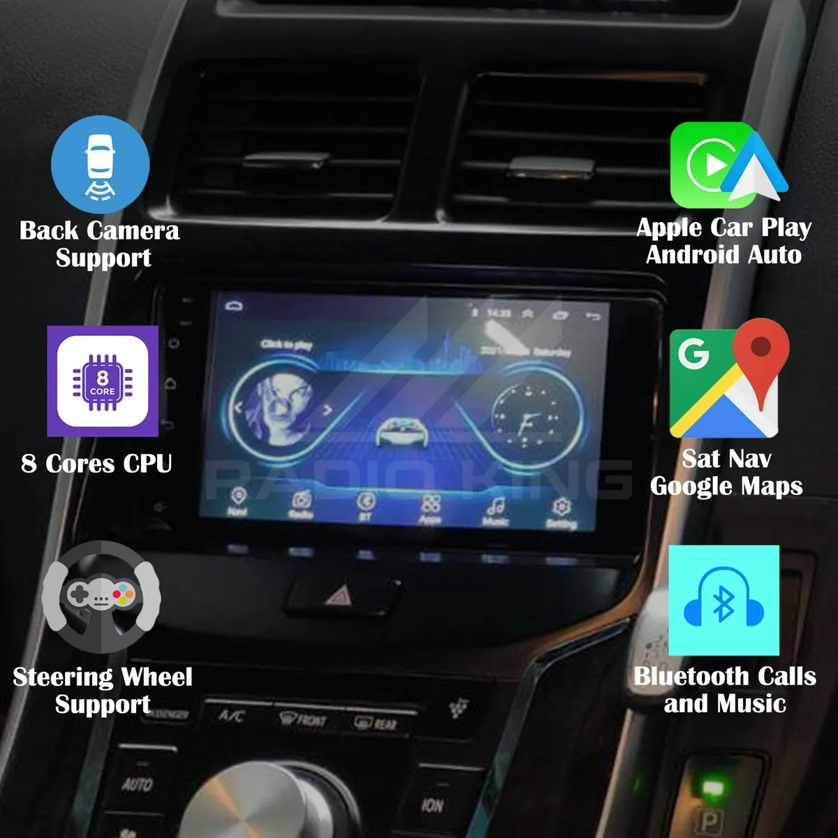 PREMIUM CARPLAY TOYOTA SAI ANDROID AUTO AUDIO - Image 1