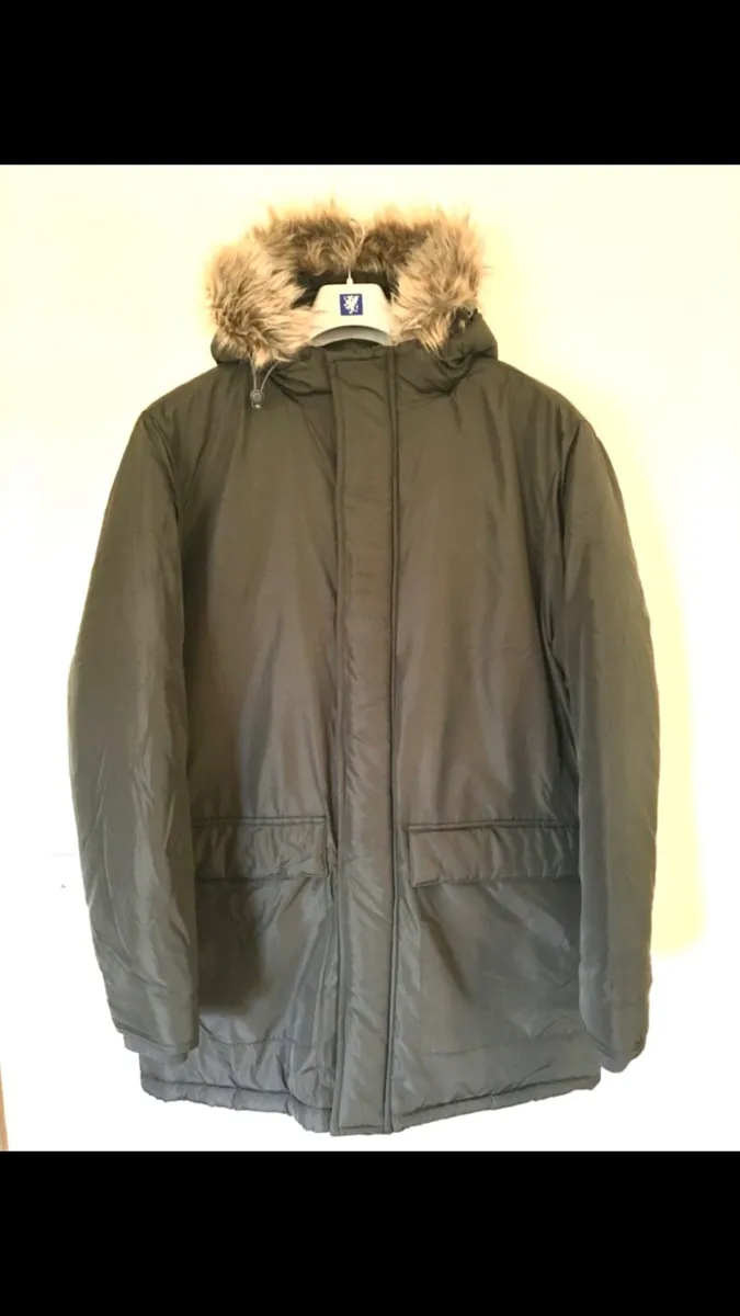 French Connection Parka Coat L/XL  - NEW -