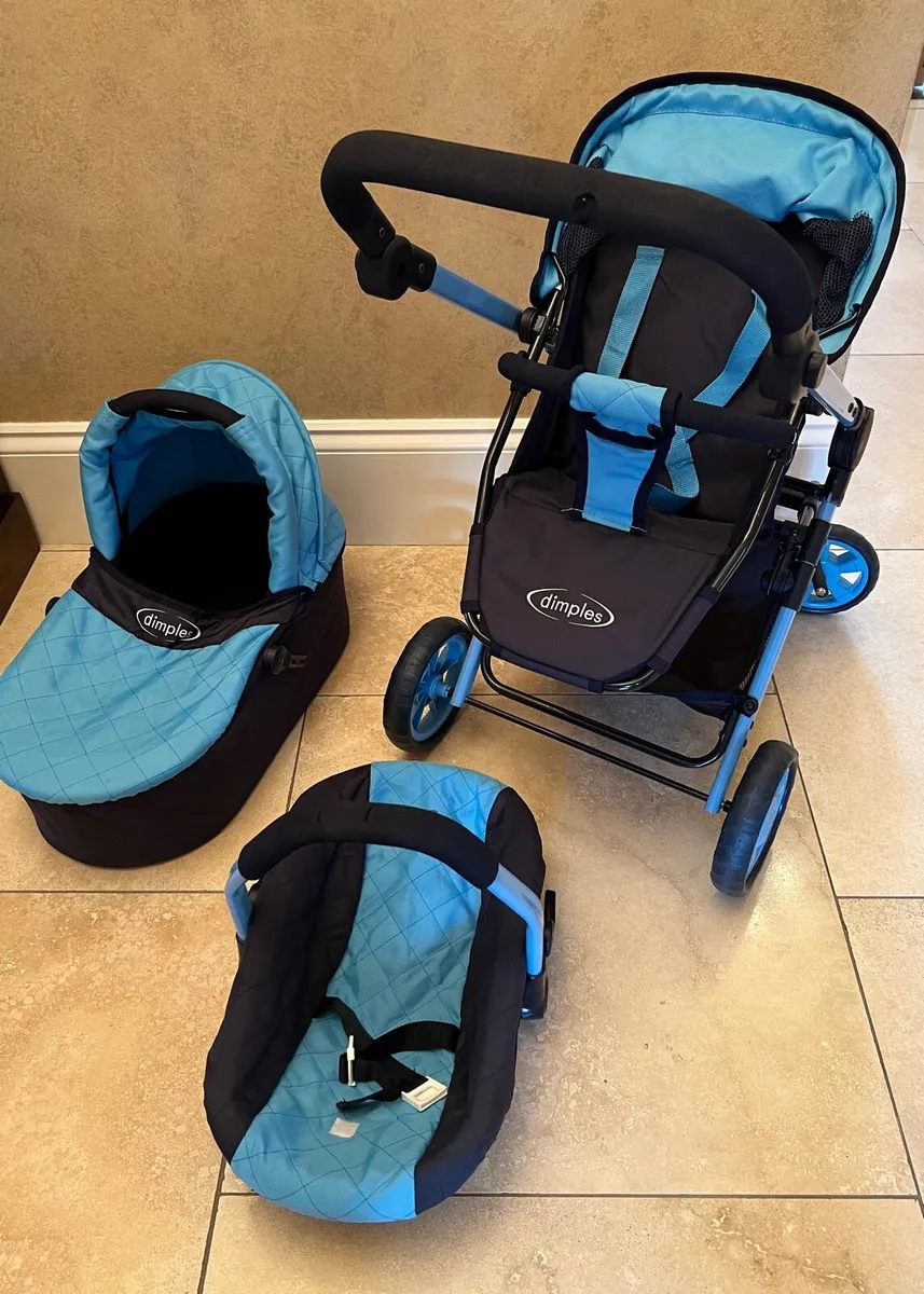 3 in 1 Dolls Pram Pushchair for sale in Co. Tyrone for 30 on DoneDeal