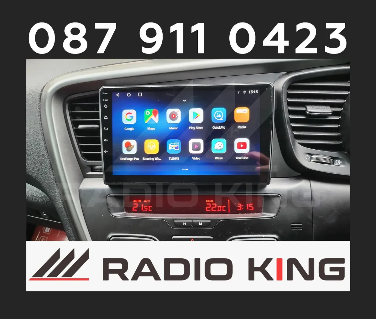 PREMIUM CARPLAY KIA OPTIMA ANDROID AUTO STEREO - Image 2