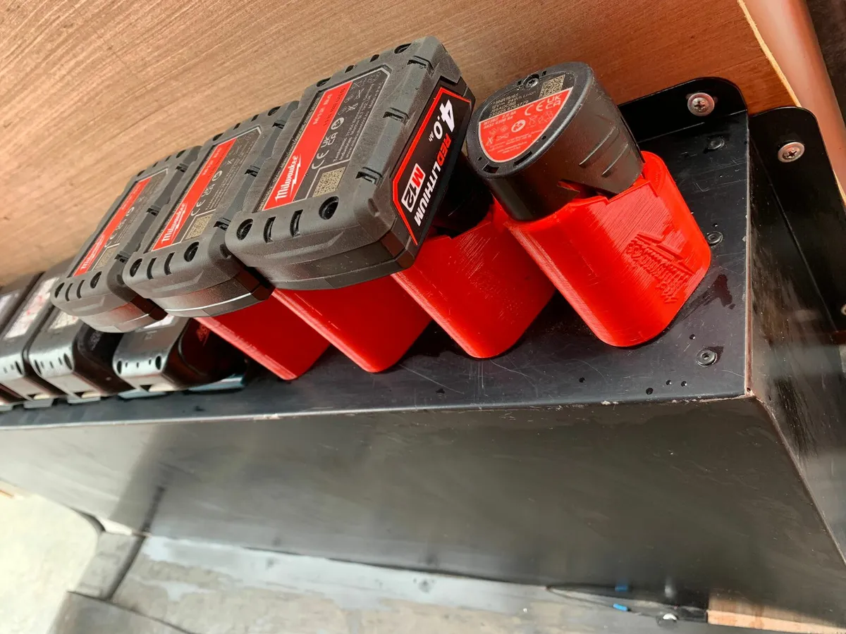 Milwaukee Tool and Battery Holders - Image 1