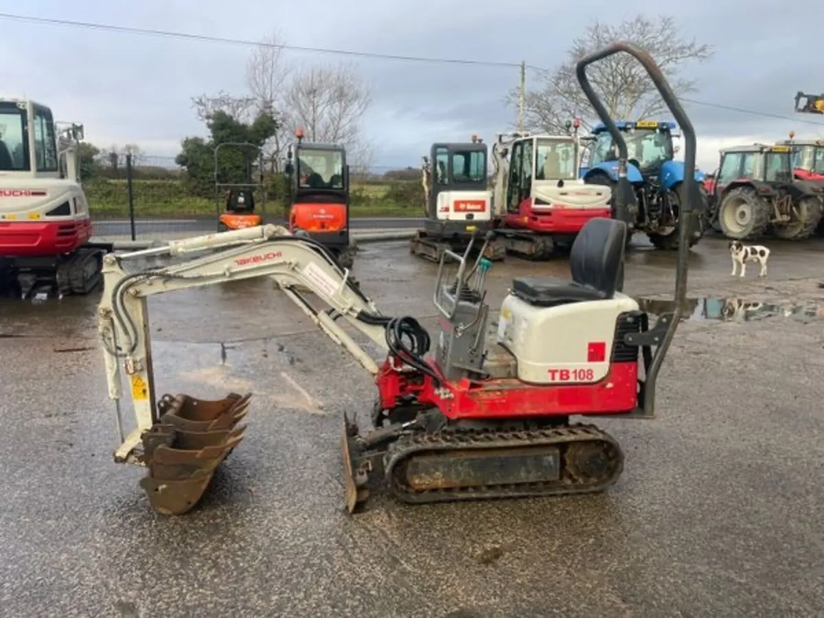 2015 Takeuchi TB108 Micro Digger - Image 1