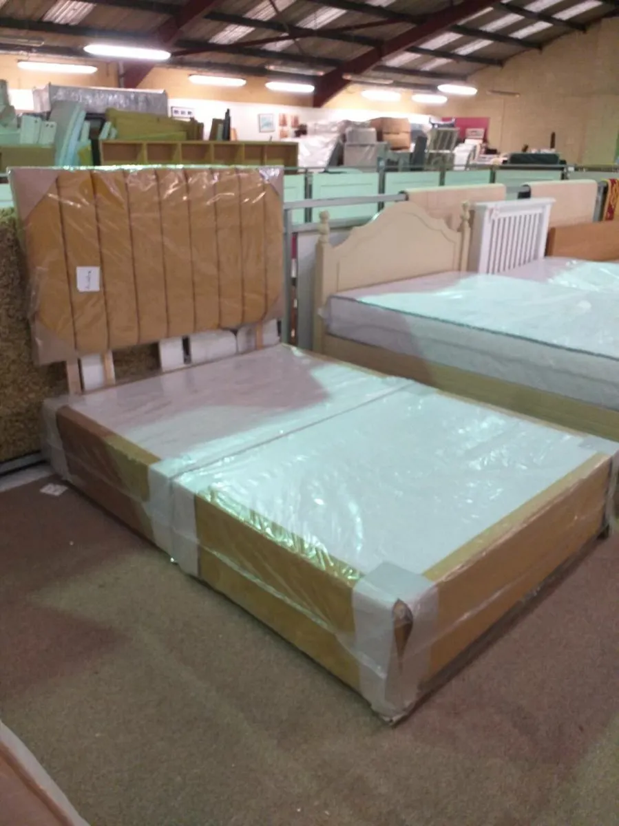 Brand New 4ft 6 Bed Base & Headboard