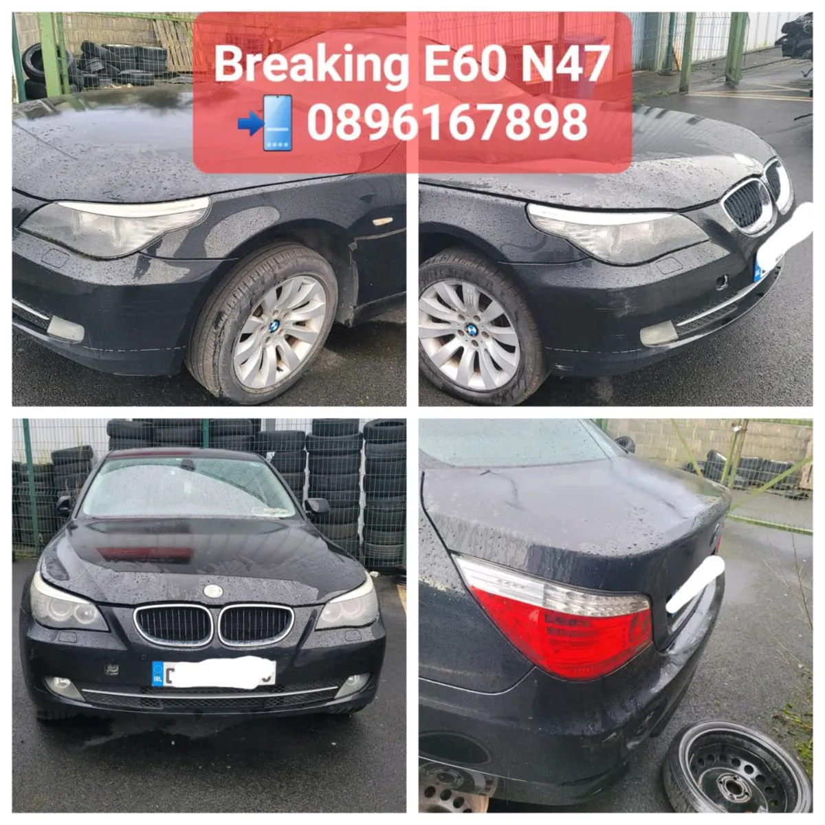 2008 BMW E60 Breaking Parts N47D20A