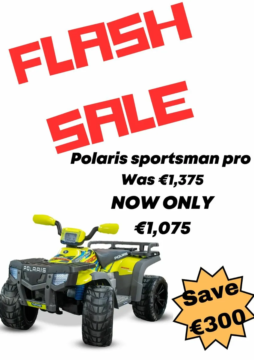 Polaris Sportsman Pro Citrus Electric 24volt quad