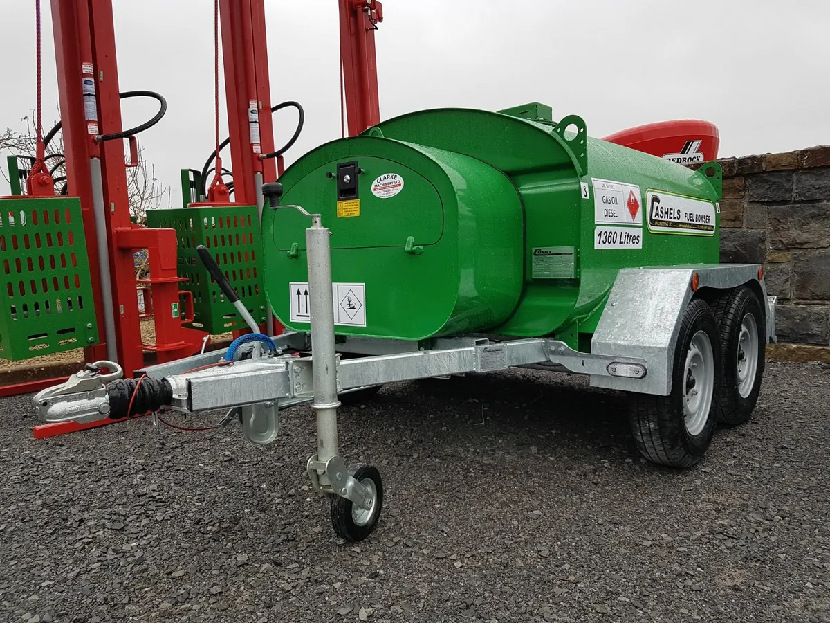 Cashel 1360ltr (300gl) Fuel Bowser - Image 1