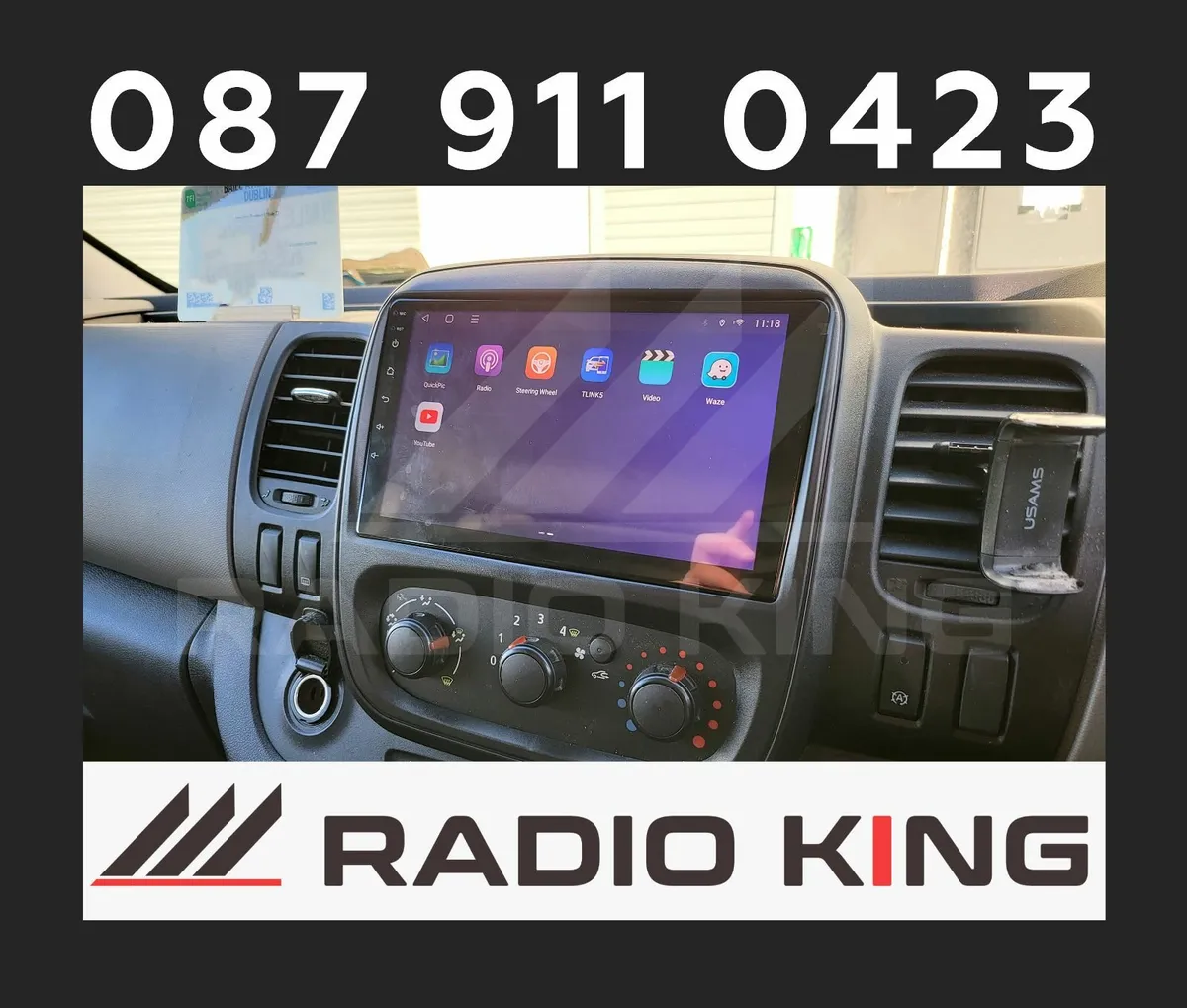 PREMIUM CARPLAY RENAULT TRAFIC ANDROID AUTO STEREO - Image 3