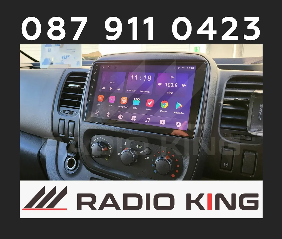 PREMIUM CARPLAY RENAULT TRAFIC ANDROID AUTO STEREO - Image 2