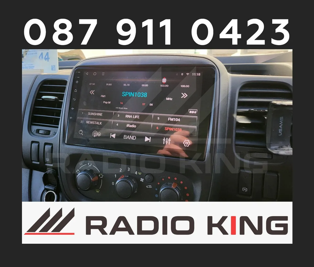 PREMIUM CARPLAY RENAULT TRAFIC ANDROID AUTO STEREO - Image 4