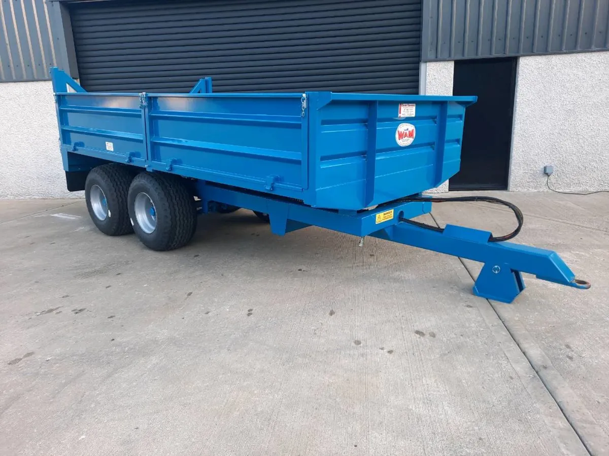 New Wam 13ft x 7ft tipping trailer.