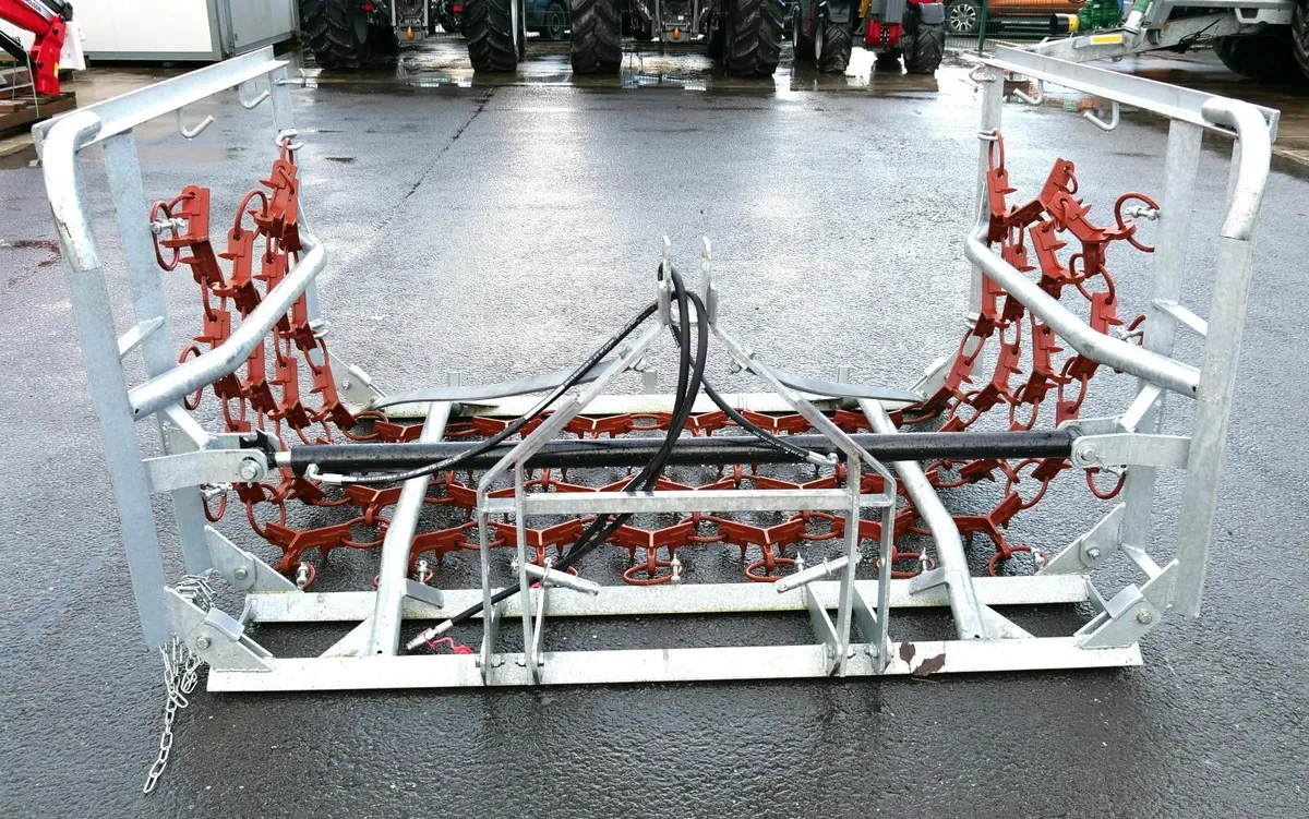 HYD FOLD GRASS HARROW