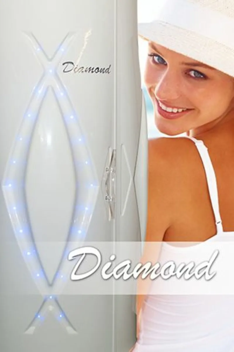 Sunbed. Diamond Commercial Stand-Up