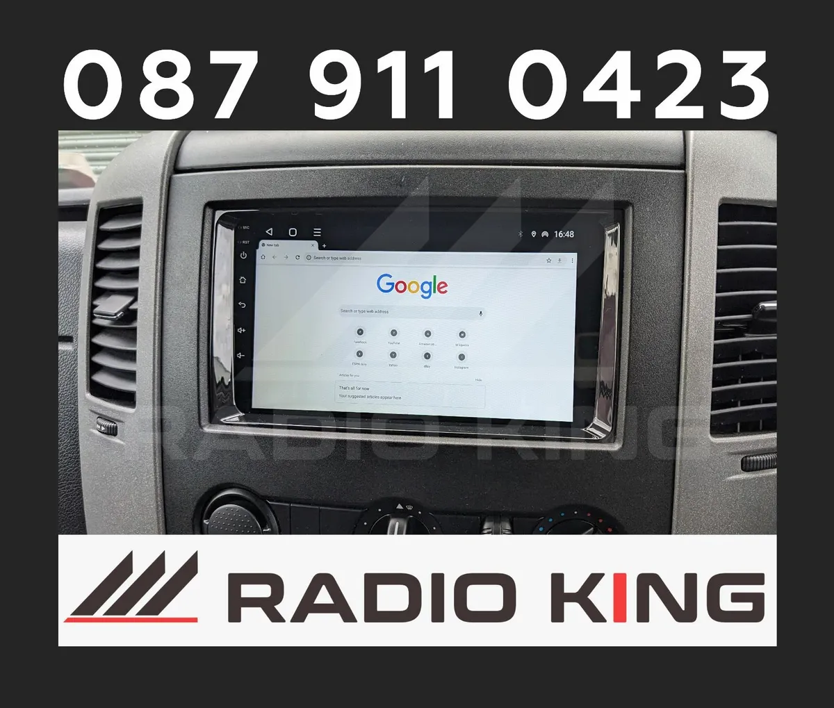 PREMIUM CARPLAY VW TRANSPORTER ANDROID AUTO RADIO - Image 3