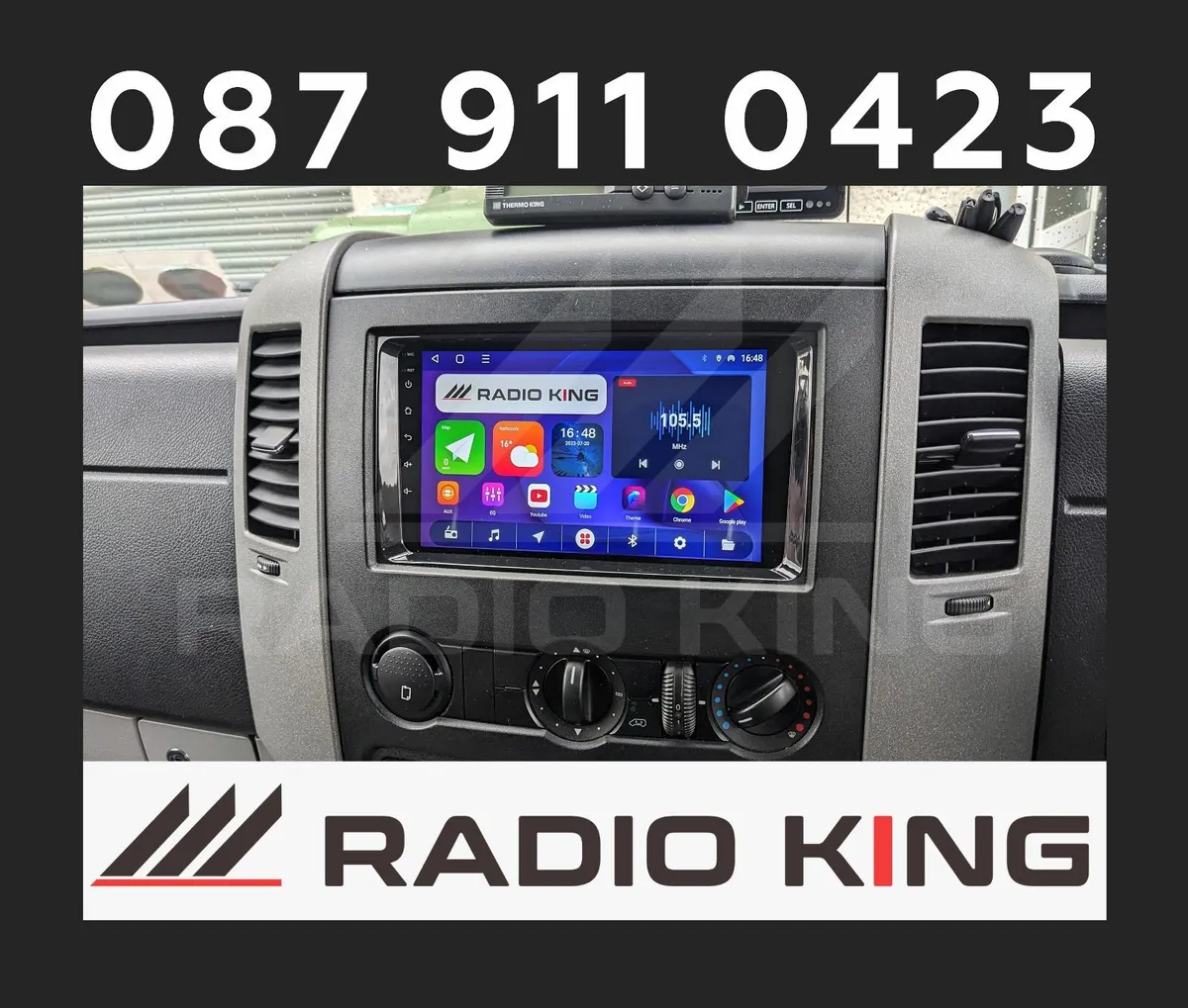 PREMIUM CARPLAY VW TRANSPORTER ANDROID AUTO RADIO - Image 2