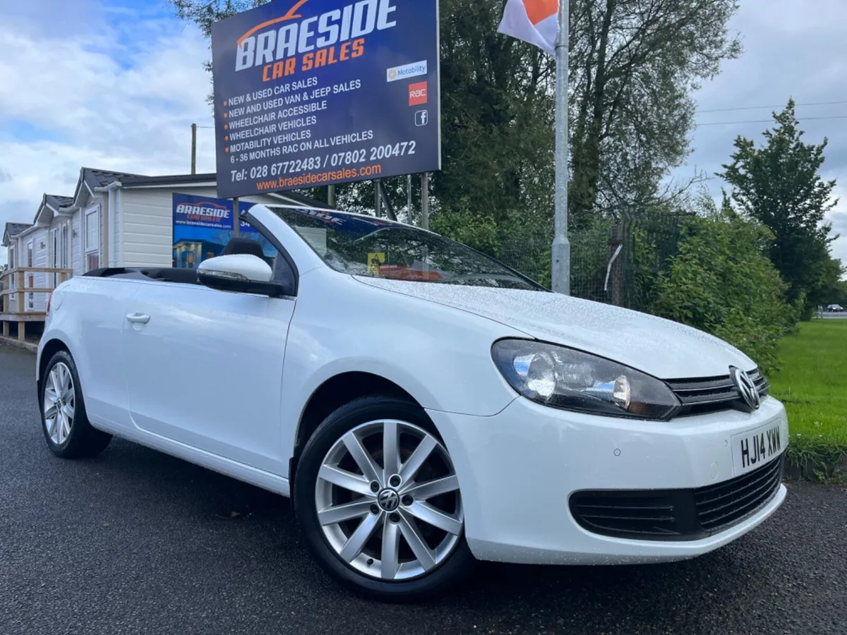 2014 VOLKSWAGEN GOLF 1.6 TDI CONVERTIBLE ONLY 51K - Image 1