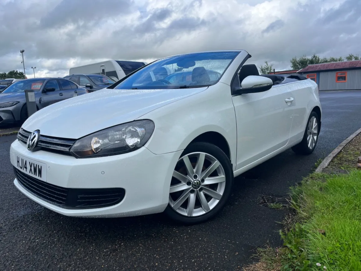 2014 VOLKSWAGEN GOLF 1.6 TDI CONVERTIBLE ONLY 51K - Image 2