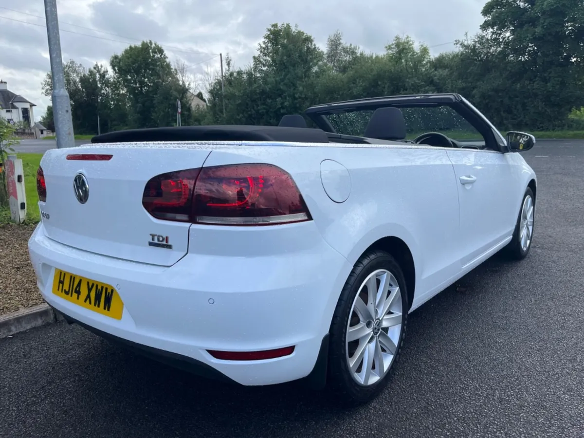 2014 VOLKSWAGEN GOLF 1.6 TDI CONVERTIBLE ONLY 51K - Image 4