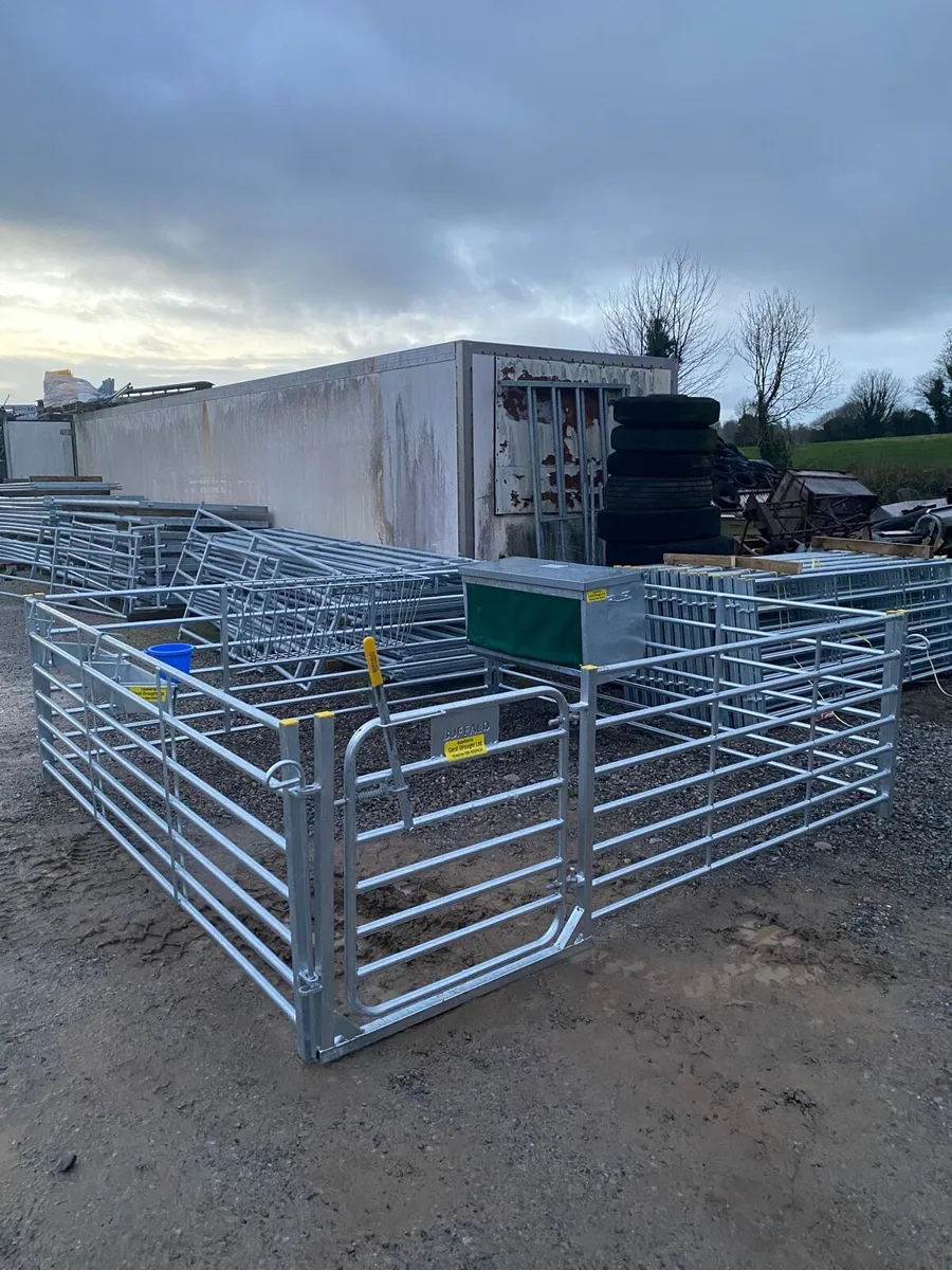 Calf + sheep hurdles, Calving gates