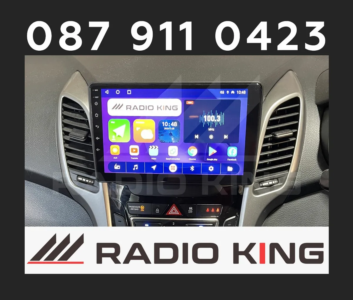 PREMIUM CARPLAY HYUNDAI I30 ANDROID AUTO RADIO - Image 2