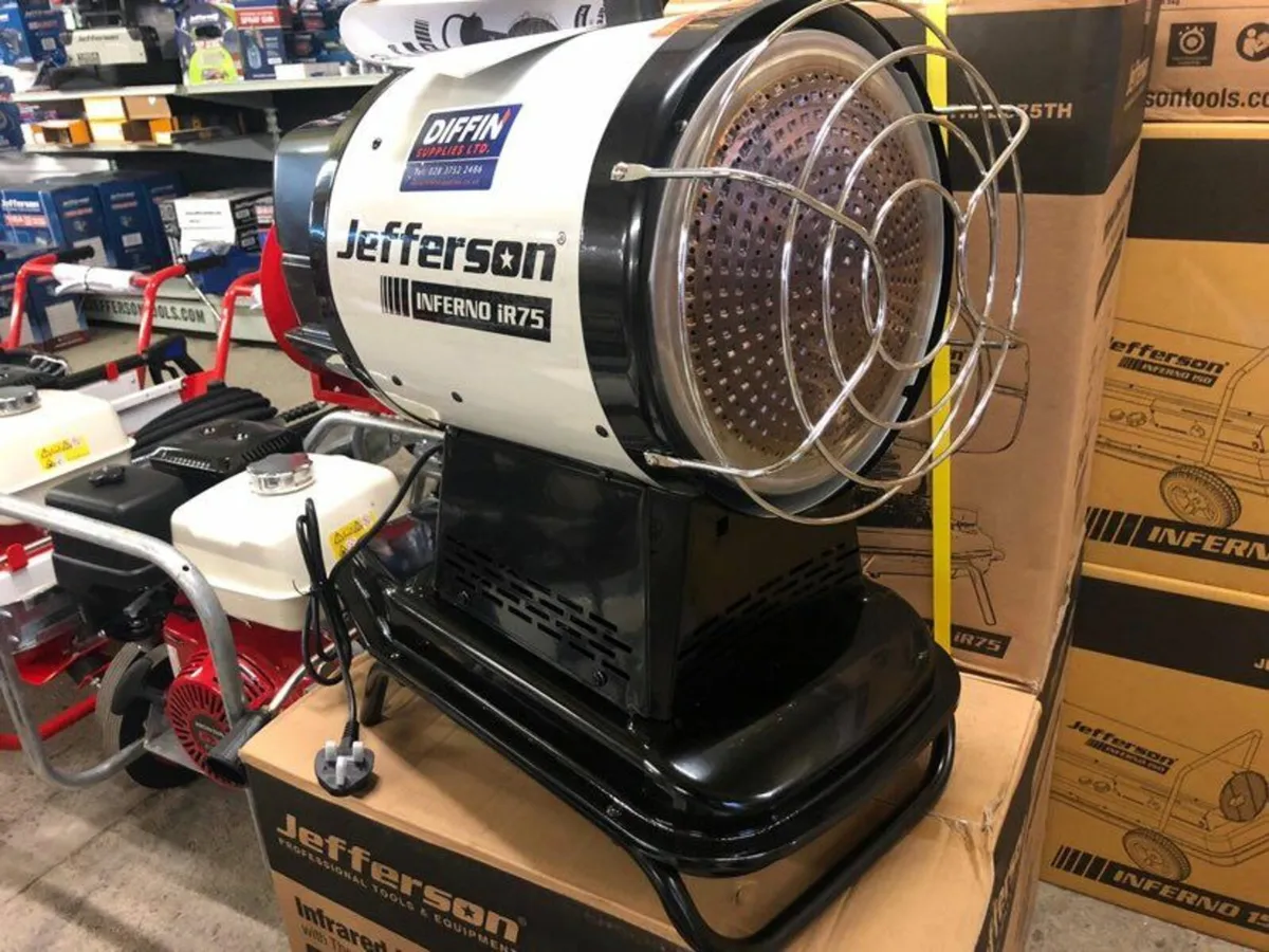 NEW Jefferson IR75 Space Heater Kero/Diesel - Image 1