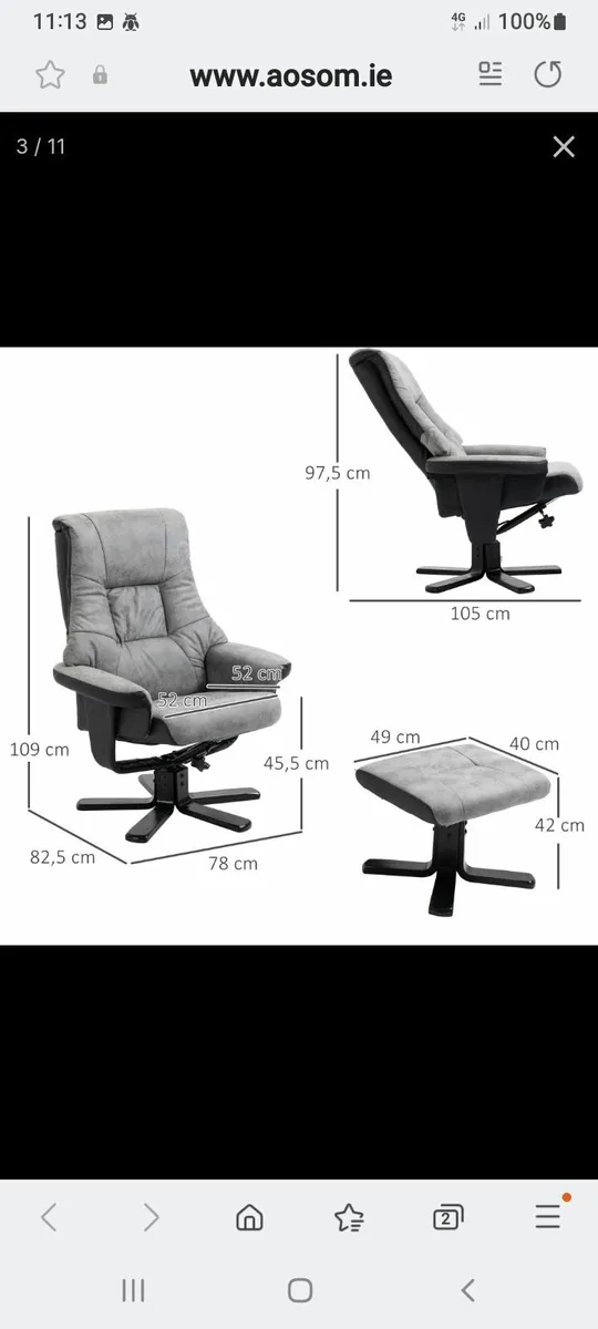 Recliner Lounge Chair - Image 1