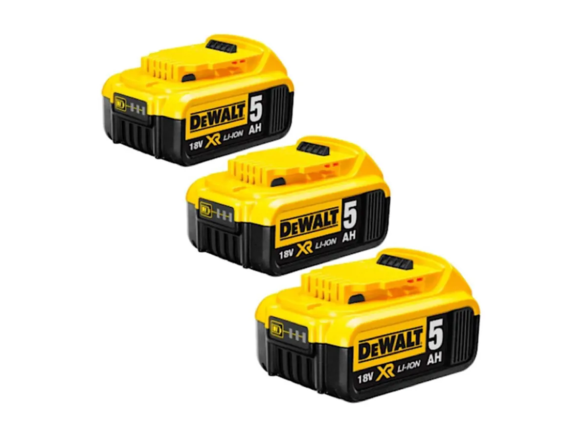 Special Offer ..3pk 5.0ah 18V Dewalt Batteries - Image 1