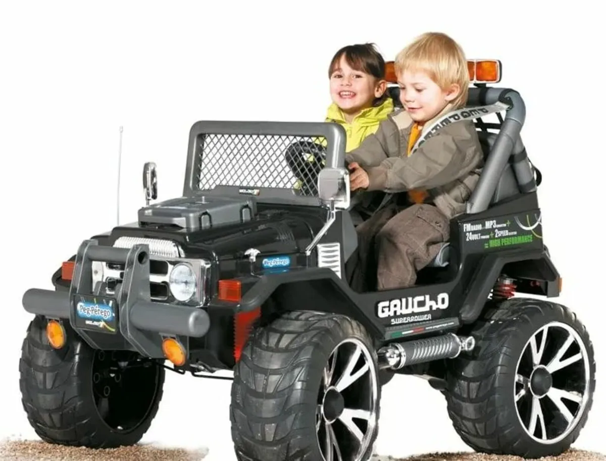 Demo Gaucho Superpower 24 Volt Electric Kids Jeep - Image 1